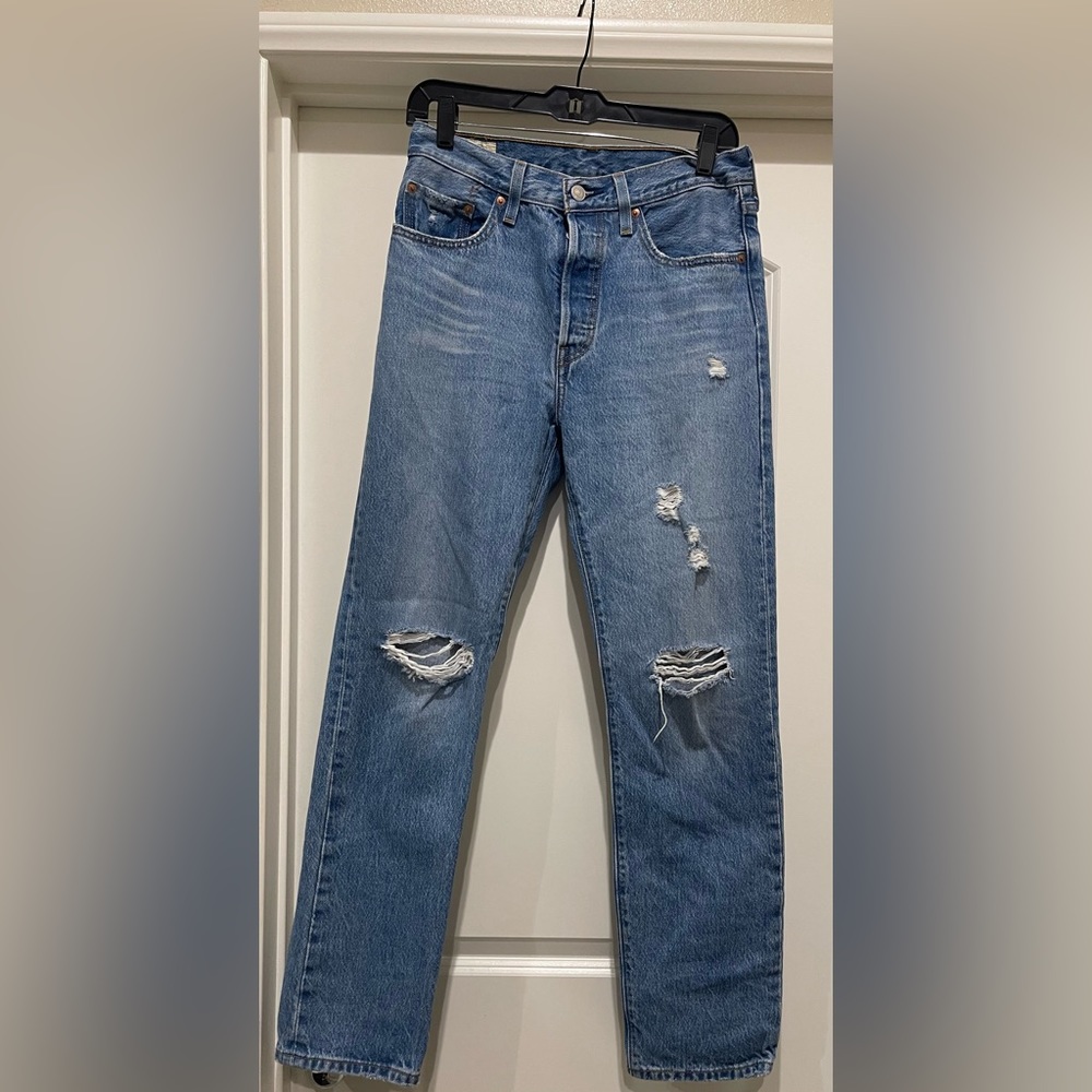 Levi’s Premium Vintage 501 W-27 L-30.  Button fly